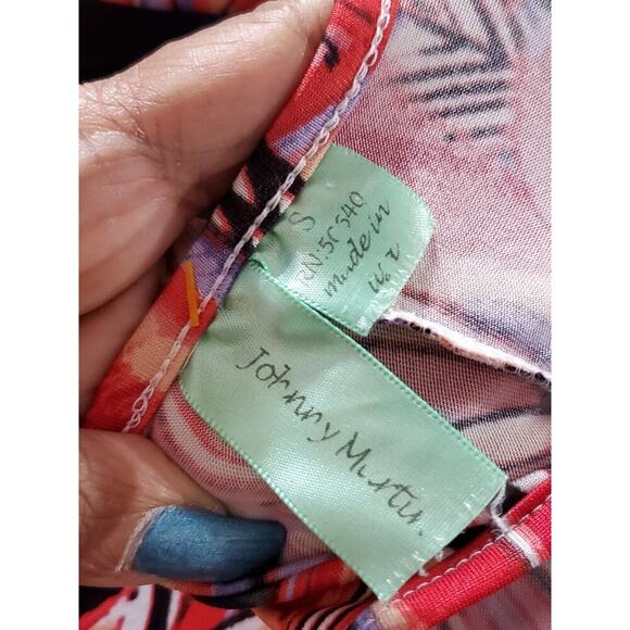 Johnny Martin Women Polyester Square Neck Sleeveless Long Maxi Dress Size Small - Picture 7 of 8